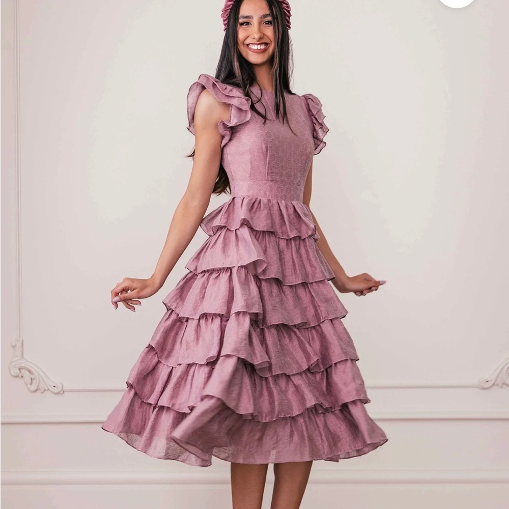 JessaKae Mauve Charming Dress Sz.M NWT